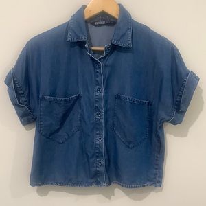 🌟 - Zara Blue Jean Blouse.